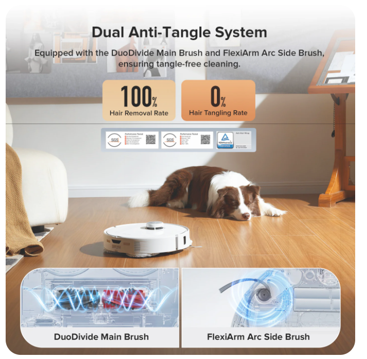 Roborock Qrevo EdgeRobot Vacuum withMultifunctional Dock 3.0(Upgraded from QrevoMaster) - Image 4