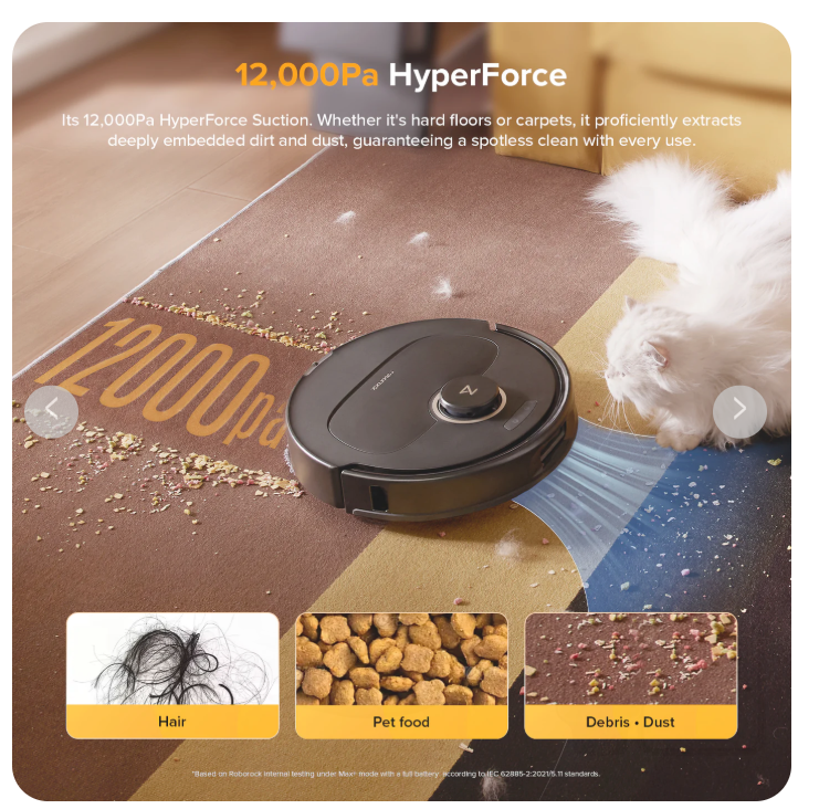 Roborock Qrevo S5VRobot Vacuum withMultifunctional Dock - Image 8