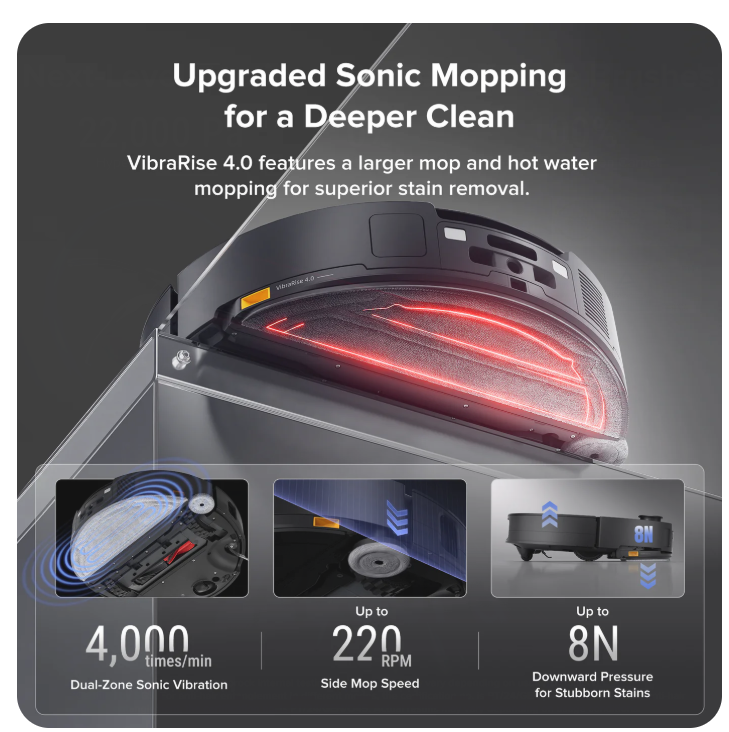 Roborock Saros 10Robot Vacuum withRefill & DrainageSystem - Image 10