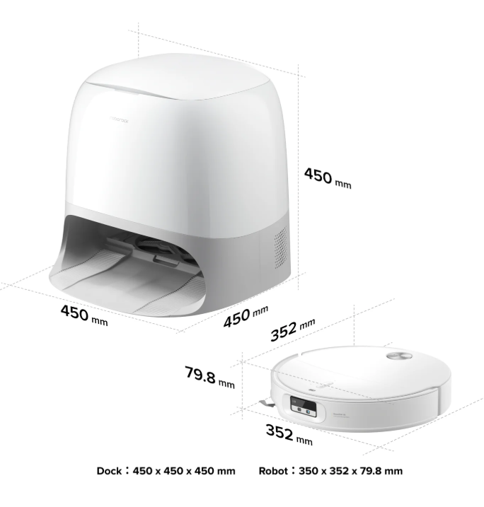 Roborock Qrevo CurvXRobot Vacuum withMultifunctionalDock 3.0Thermo+ - Image 9