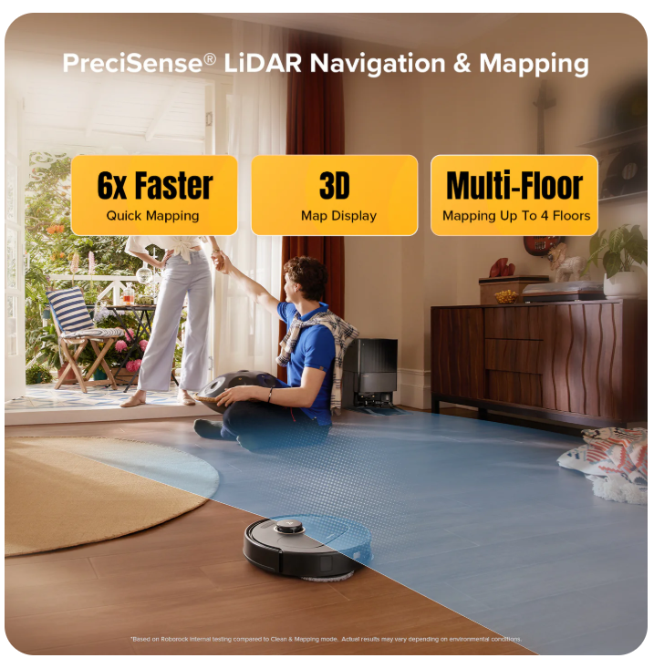 Roborock Qrevo S5VRobot Vacuum withMultifunctional Dock - Image 9