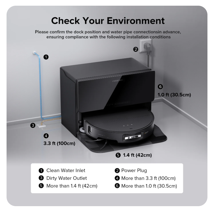Roborock Saros 10Robot Vacuum withRefill & DrainageSystem - Image 8
