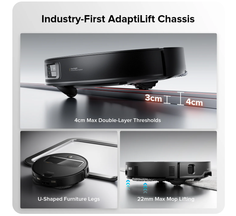 Roborock Saros Z70Robot Vacuum withOmniGrip" MechanicalArm - Image 11