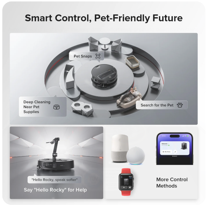 Roborock Saros Z70Robot Vacuum withOmniGrip" MechanicalArm - Image 5