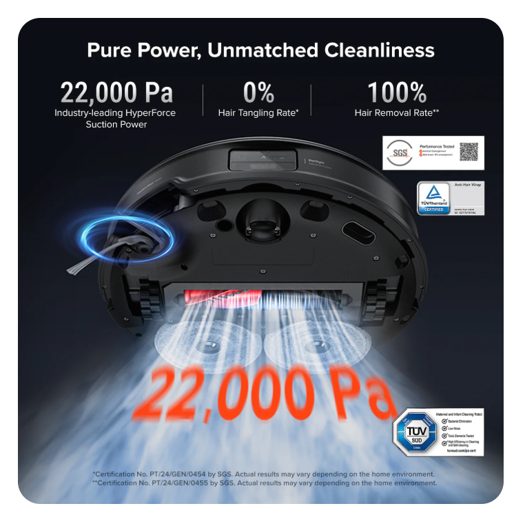 Roborock Saros 10RRobot Vacuum withMultifunctional Dock 4.0 - Image 5