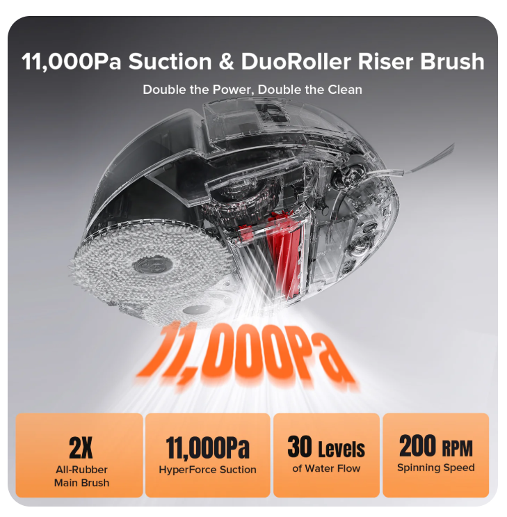 Roborock Qrevo SlimRobot Vacuum withMultifunctional Self-Cleaning Dock 3.0(Upgraded from QrevoMaster) - Image 6