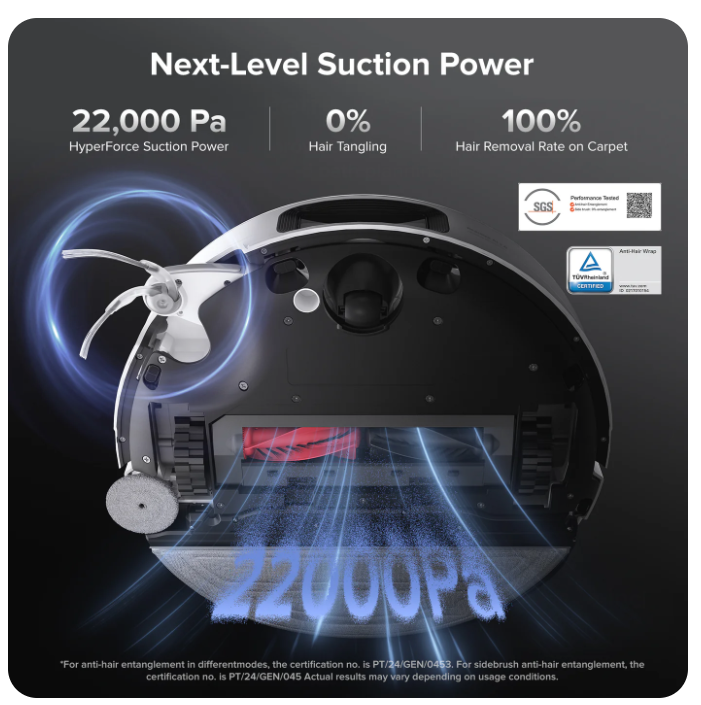 Roborock Saros 10 RobotVacuum with Dual Anti-tangle System (Upgradedfrom S8 MaxV Ultra) - Image 10
