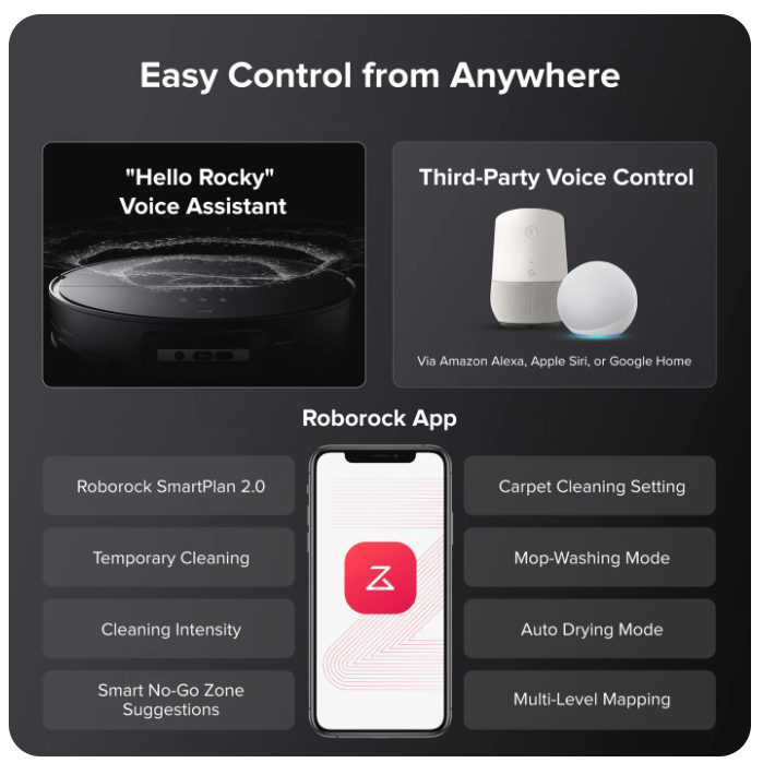 Roborock Saros 10 RobotVacuum with Refil &Drainage System - Image 4