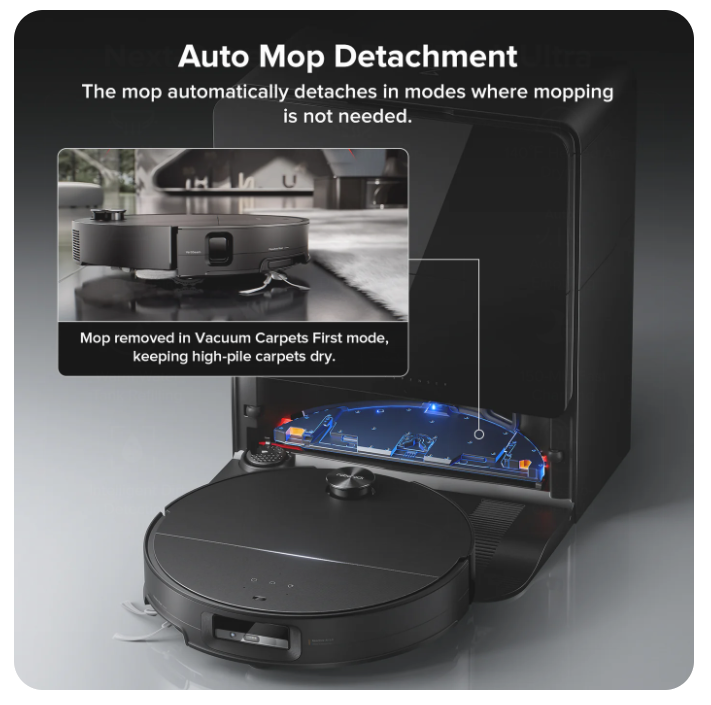 Roborock Saros 10 RobotVacuum with Dual Anti-tangle System (Upgradedfrom S8 MaxV Ultra) - Image 11