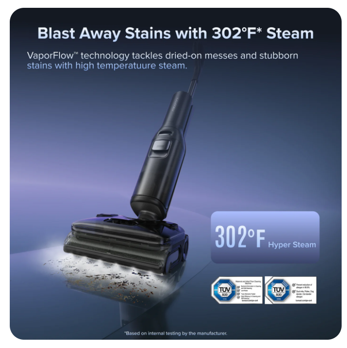 Roborock F25 Ultra Wet &Dry Vacuum with Steamand Hot Water Cleaning - Image 5