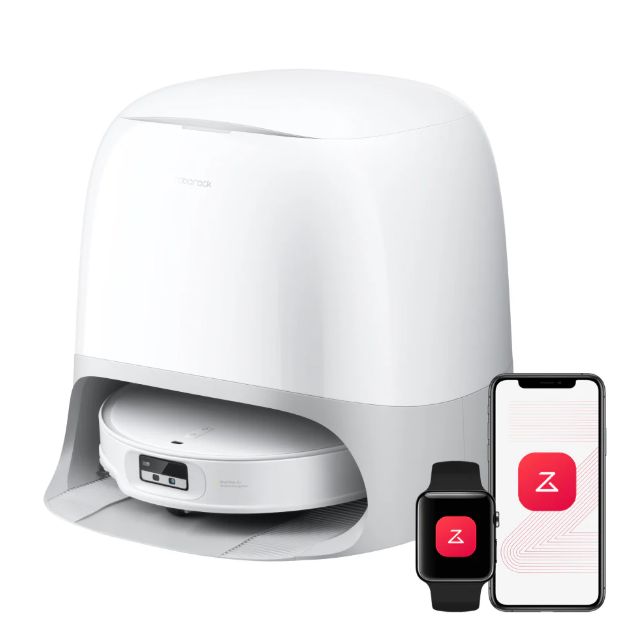 Roborock Qrevo CurvXRobot Vacuum withMultifunctionalDock 3.0Thermo+