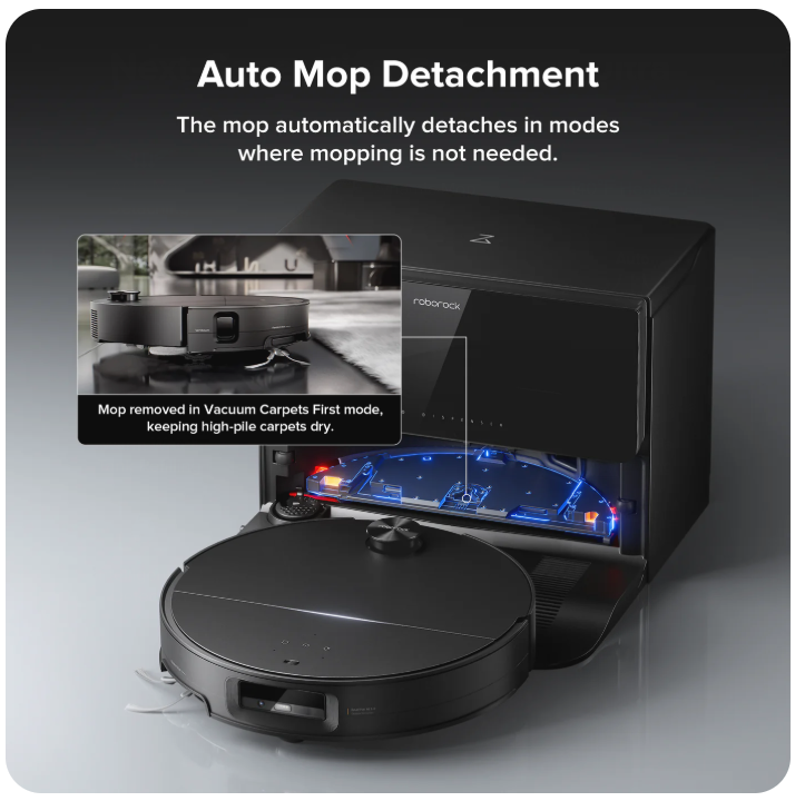 Roborock Saros 10Robot Vacuum withRefill & DrainageSystem - Image 5