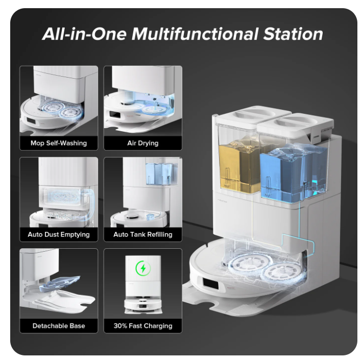 Roborock QV 35A RobotVacuum withMultifunctional Dock(Upgraded from Qrevo S) - Image 6