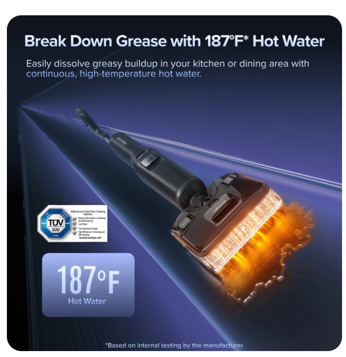 Roborock F25 Ultra Wet &Dry Vacuum with Steamand Hot Water Cleaning - Image 3