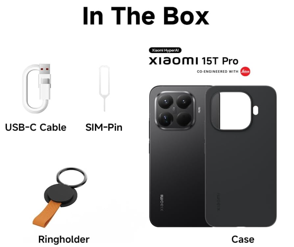 XIAOMI 15T Pro, Smartphone 12+512GB, 6.83" 144Hz Eye-Care Display, MediaTek Dimensity 9400+, 50MP Leica 5X Pro Telephoto, 5500mAh, Mocha Brown, Charger Not Included,2-Years Warranty - Image 2