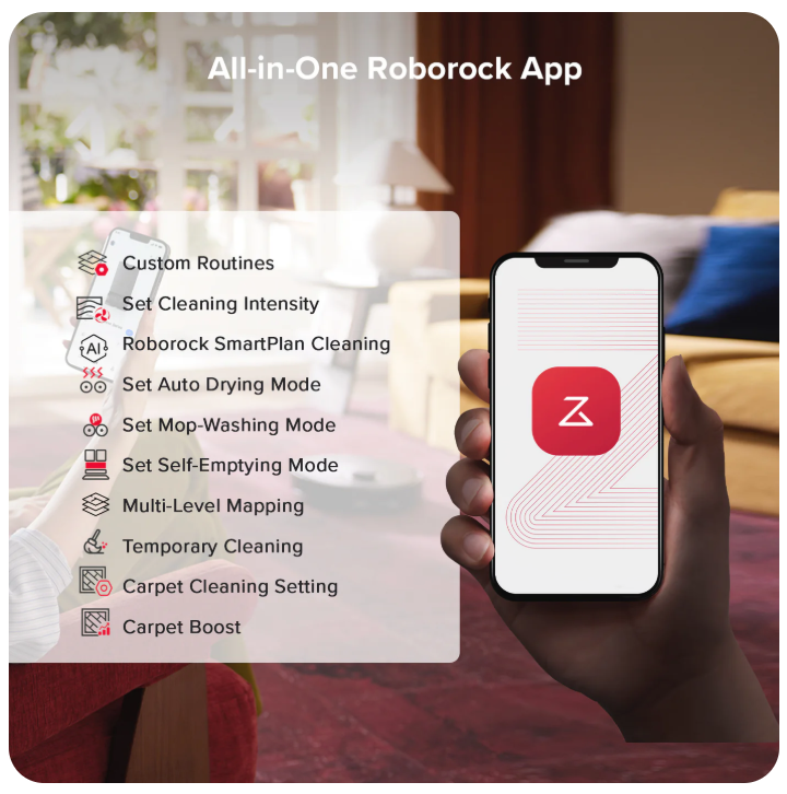 Roborock Qrevo S5VRobot Vacuum withMultifunctional Dock - Image 4