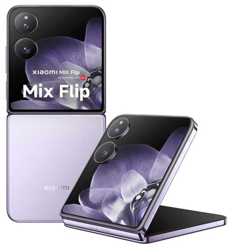 Xiaomi Mix Flip 6.86" Inner Display 4.01" Outer Display Snapdragon® 8 Gen 3 Leica Summilux Lens 67W HyperCharge 3.3GHz 12GB 512GB Purple (UK Version + 2 Years Warranty)