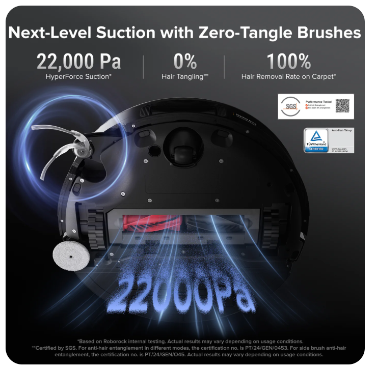 Roborock Saros 10Robot Vacuum withRefill & DrainageSystem - Image 3