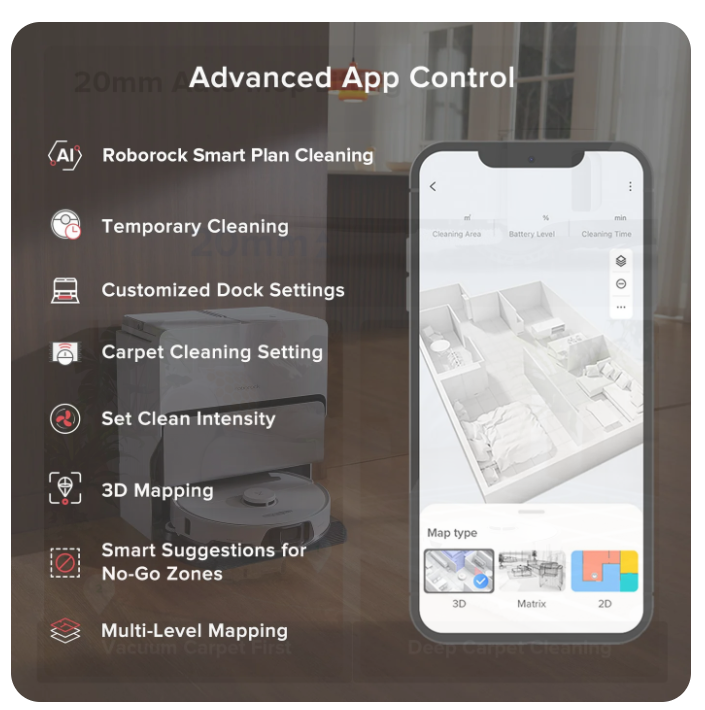 Roborock S8 Max Ultrawith 8-in-1 RockDock®Ultra - Image 8