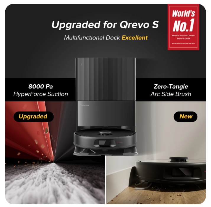 Roborock QV 35A RobotVacuum withMultifunctional Dock(Upgraded from Qrevo S) - Image 7